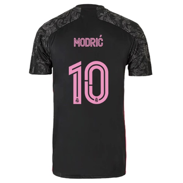 Camiseta Real Madrid Replica Tercera Ropa NO.10 Modric 2020/21 Negro